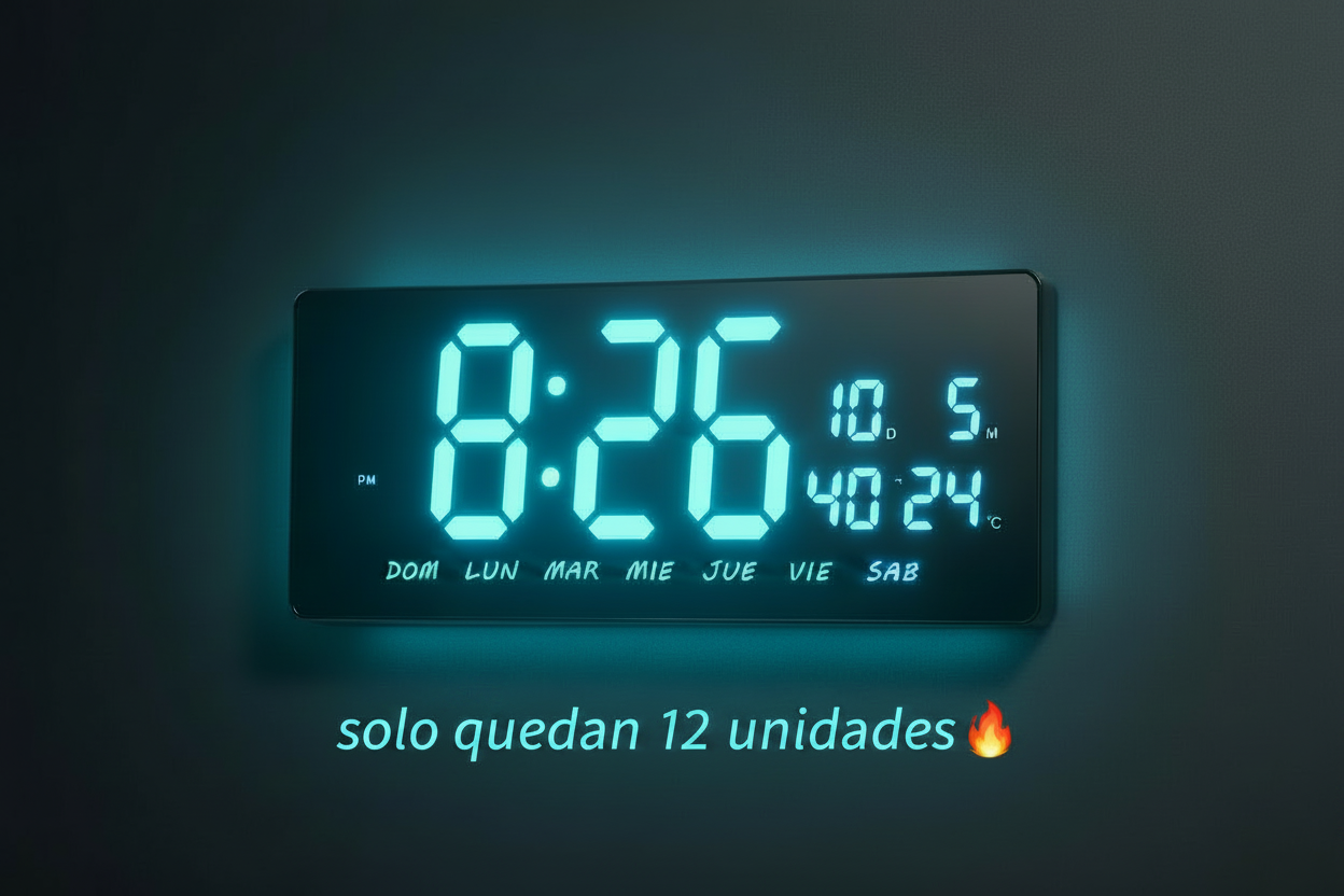 Reloj LED JH 3604 - Imagen llamativa